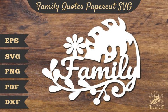 Download Family Quotes Papercut SVG 1 - Premium Resources