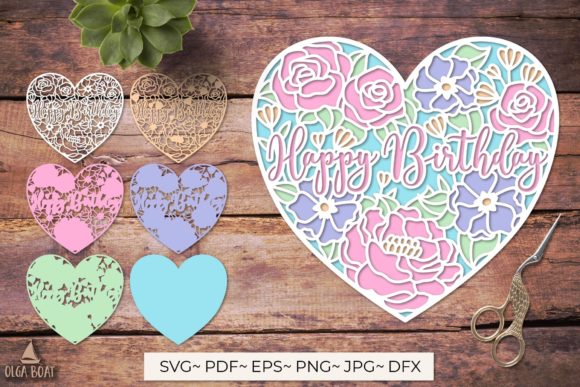 Download 3d Happy Birthday Card Svg Layered Paper - Birthday card svg Collection