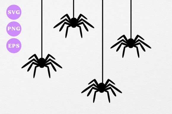 Download Halloween Spider Svg Silhouette Cut File - Silhouette cut file Collection