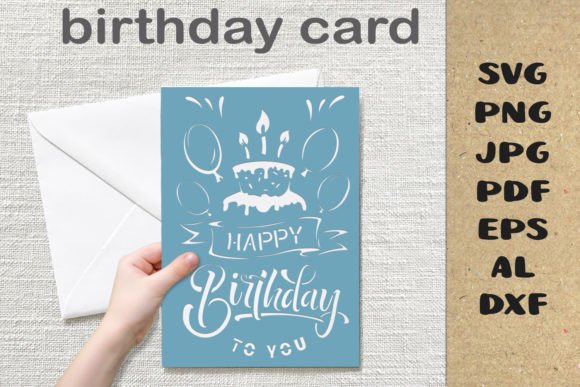 Download Happy Birthday Card SVG. Birthday Cricut - Birthday card svg Collection