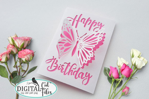 Download Pop Up Butterfly Birthday Card Svg - Birthday card svg Collection