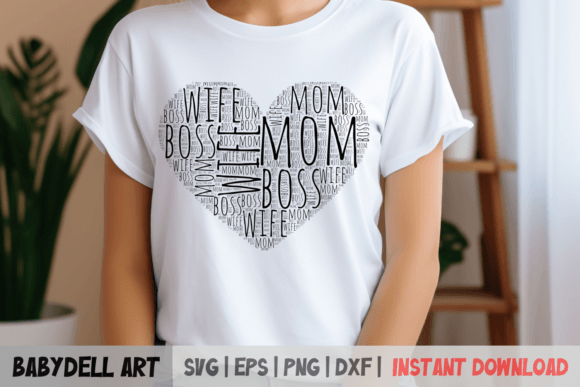 Download Wife Mom Boss SVG File - Mother's Day - Mom boss svg Collection