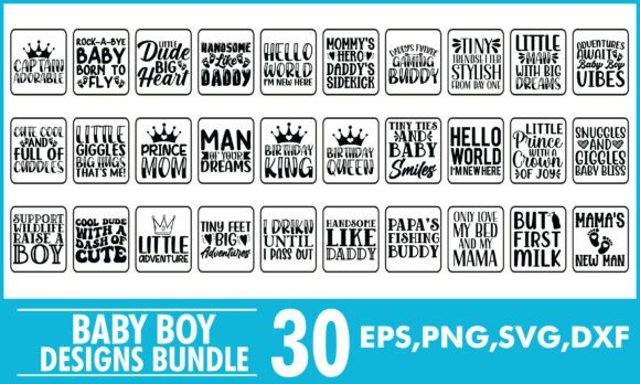 Download Baby Boy Svg Designs Bundle Png Files - Svg designs Collection