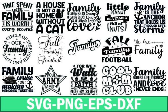 Download Family Quotes SVG Bundle - Premium Bundle