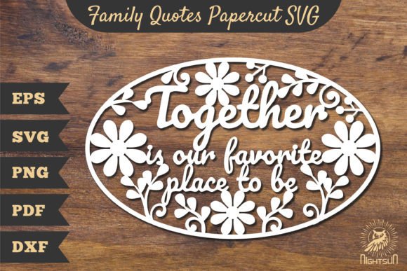 Download Family Quotes Papercut SVG 2 - Premium Resources