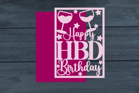 Download Happy Birthday Card Svg, HBD Papercut - Birthday card svg Collection