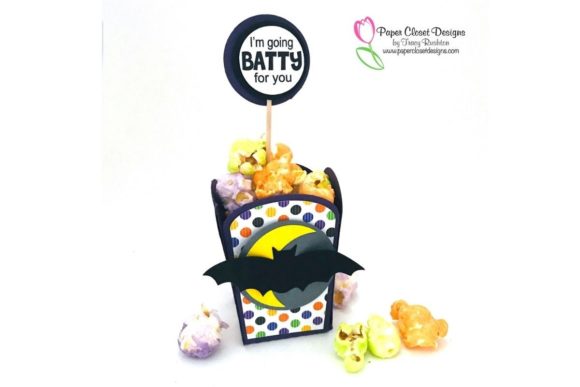 Download Halloween Bats Popcorn Box - Halloween Collection