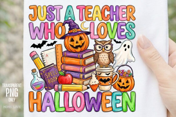 Download Teacher Loves Halloween PNG - Halloween Collection