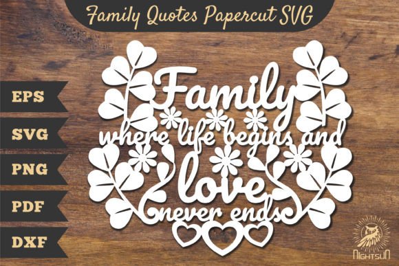 Download Family Quotes Papercut SVG 3 - Family quotes Collection