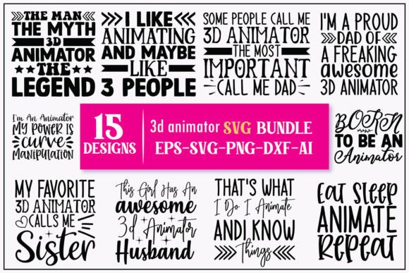 Download 3D Animator SVG Designs Bundle - Svg designs Collection
